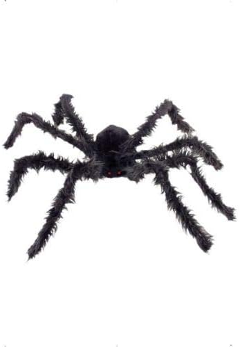 Smiffys gigante aranha peluda com luzes de luz Tamanho: Tamanho único