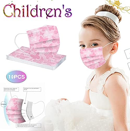10-50 PCs Kids Disponível Face Bocal Equipamento Protetor de Proteção 3 Ply não tecido Dye Dye Soft Pó à
