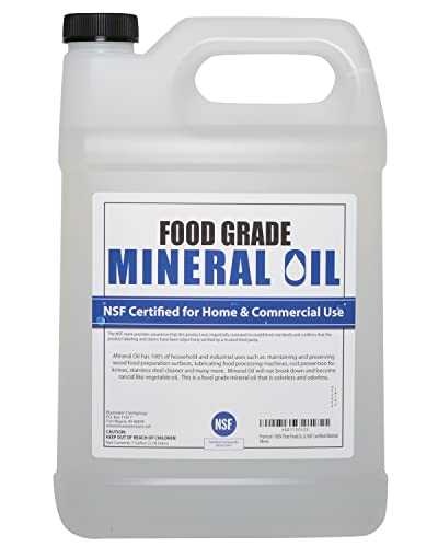 Óleo mineral de grau alimentar certificado NSF-galão, condicionador seguro para alimentos certificado