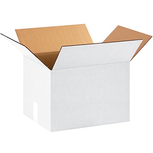 Top Pack Supply Caixas onduladas, 16 x 12 x 12 , branco