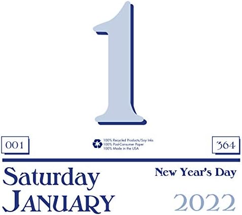 House of Doolittle 2022 diariamente o recarga do calendário, compatível com HOD310, tamanho da página de 6 x