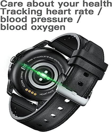 DulaSp Smart Watch Men com rastreador de fitness e monitor de freqüência cardíaca Bluetooth Call Pressão arterial