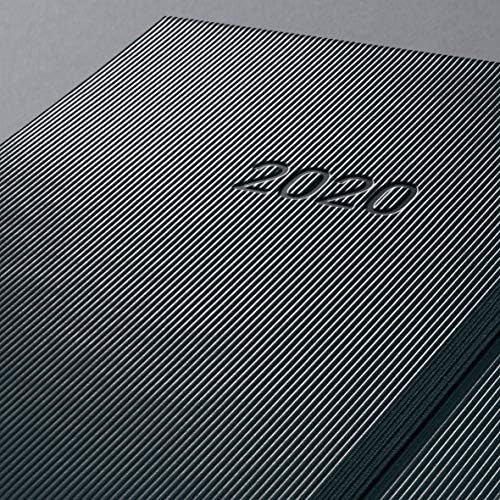 Sigel C2011 Diário diário 2020, aprox. A6, preto, hadcover - conceito