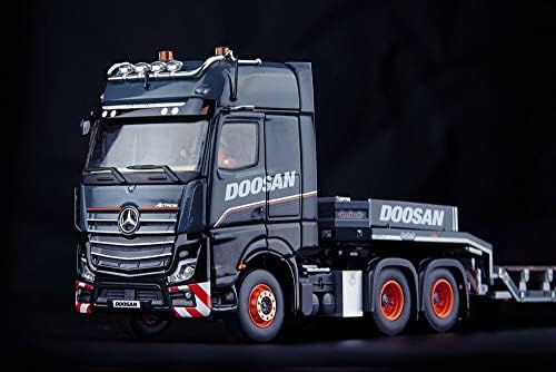 IMC para Mercedes para Benz Actros Gigaspace 6x4 com 3 eixos Loader Lower-Doosan Limited Edition 1/50 Diecast