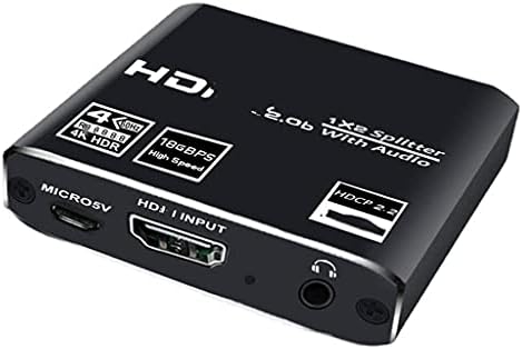 Hgvvnm 1x8 4k UHD HDMI Splitter 2.0 1x2 hdmi 2.0 divisor hdcp 2.2 hdr divisor hdmi 2.0 4k 1x4 hdmi2.0 divisor