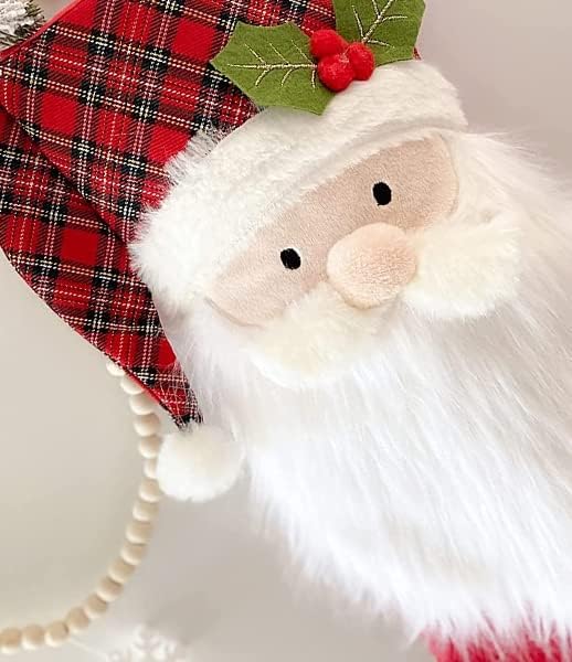 Mon Ami Snowflakes Christmas Stocking, Decor de Natal, X Mas, Pink
