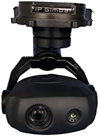 Topotek Tsip10t3 Drone Gimbal Câmera, carga útil estabilizadora de 3 eixos, zoom óptico de 10x, 320 × 240 Ir