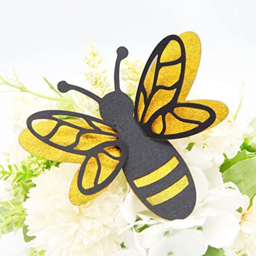 Happyyami 12pcs 3d adesivos de abelha desenho animado animais adesivos de parede decoração de arte de parede
