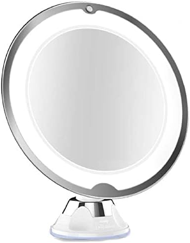 Espelho de maquiagem de Nikkomon com luzes, 72 LEDs Vanity Mirror, 3 iluminação colorida, espelho