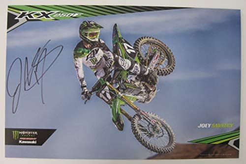 Joey Savatgy, Supercross, Motocross, Pôster de Motocross, assinado, autografado, 11x17, CoA será incluído.