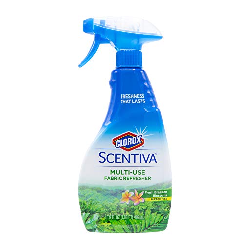 Spray de refrescador de tecido múltiplo do Clorox Scentiva | Refroguador de tecidos para armários, estofados,
