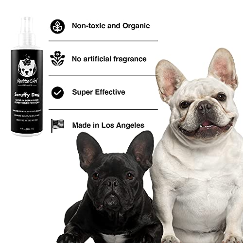 MaddieGirl Organics-coceira de coceira anti-tida/shampoo de pele para a pele 17 oz, spray de condicionador