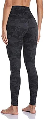 Yalfjv Yoga Pants Cintura alta com bolsos para mulheres Alongamento de ioga Leggings Fitness Export