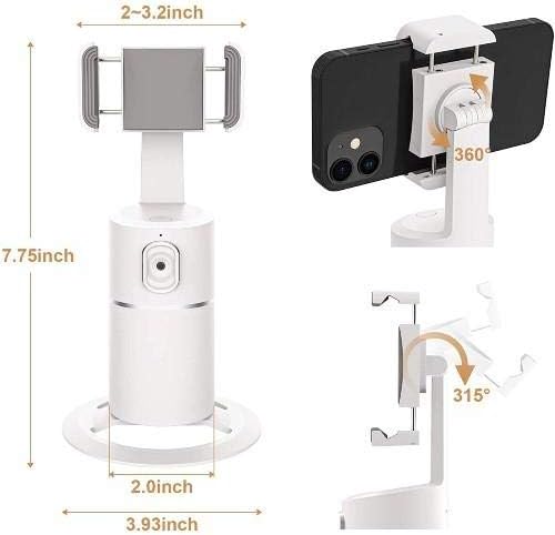 Stand e Monte para Motorola Droid Turbo - Pivottrack360 Salto de selfie, rastreamento facial Montagem de