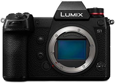 Panasonic Lumix S1 Câmera sem espelho de armação completa com sensor de alta resolução de 24,2MP, 24-105mm F4 Lente