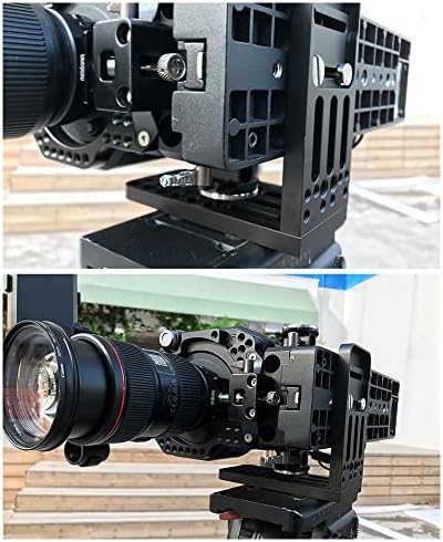 Câmera L Backet Lock na placa de liberação rápida para Canon Nikon Sony 4K Vídeo Camecorder DSLR