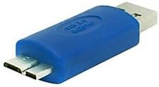 USB 3.0 masculino para micro usb 3.0 adaptador masculino azul