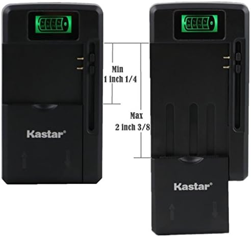 KASTAR Intelligent Mini Travel Charger para PDA Câmera Bateria de Li-Ion Câmeras Digital Mp3 MP4 Players