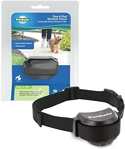 PetSafe Stay & Play Wireless Pet Cere com colar de bateria substituível, cobre até 3/4 acres, para cães