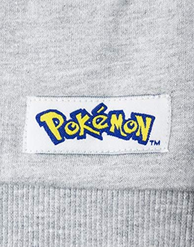Pokemon Boys Hoodie aproveite o suéter cinza de manga comprida