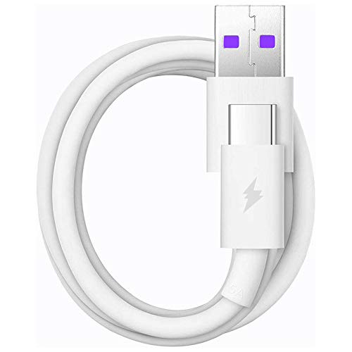 USB tipo C para USB-A 2.0 Cabo de carregador masculino, 3.2feet, Branco 1 contagem, 1 pacote, carregamento