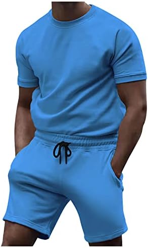 Ymosrh shorts e shorts masculinos definem Sportswear 2 peças Roupa de verão Roupa de verão Surio Camisa atlética