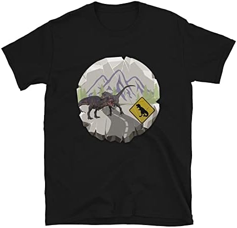 T-Rex Tyrannosaurus Rex Dinosaur Funny Rodty T-shirt Camiseta unissex de manga curta