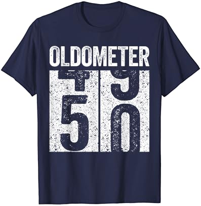 Camiseta antiga 50 camiseta de 50ª camisa de aniversário
