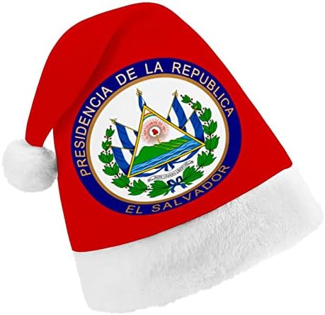 Selo do Presidente de El Salvador Christmas Papai Noel Hat para Red Xmas Cap Favors