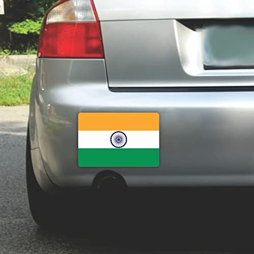 Adesivos de bandeira da Índia - 6 x4 grande laminada de vinil laminada decalque para veículos de janela