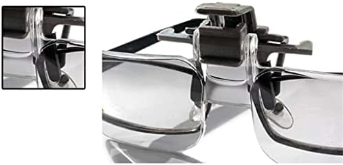 YGQZM Glasses Ligses Ligining Glass com lupa de clipe para costurar artesanato de leitura do mapa