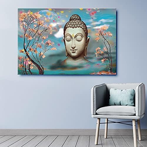 999Store Multicolor Buddha Canvas Pintura Ulp36540339