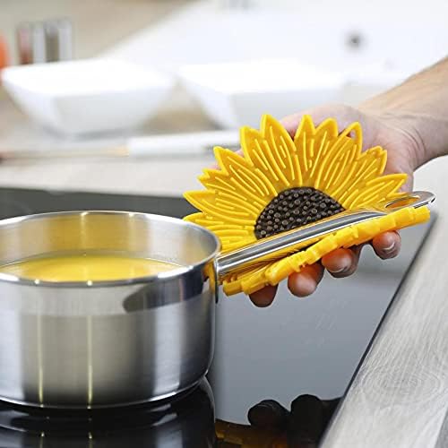Charles Viancin Silicone Sunflower Trivet/Counter Protector, 6 polegadas, amarelo