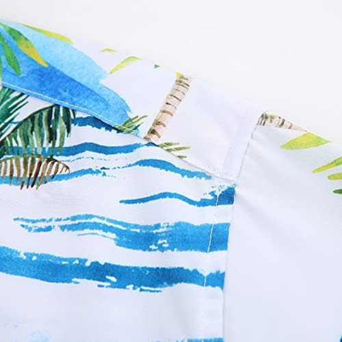 2023 camisas havaianas para manga curta masculina Tops impressos de botão casual Down Flower Beach Party Holiday