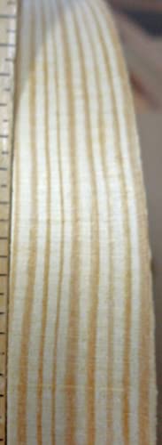 Pine Southern Carolina Amarelo Wood Edge Banding 1,25 x 120 com cola adesiva