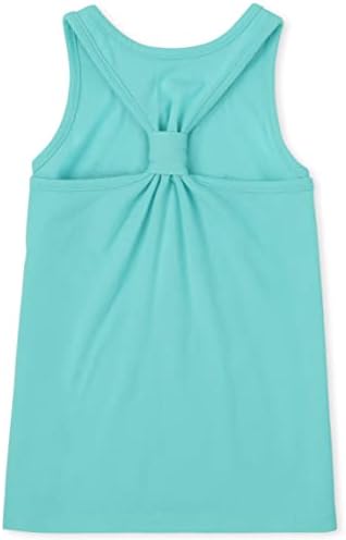 The Children's Place Girls The Children's Place Fashion Tank Tampa de moda Cami, Blue Radiance-2