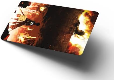 Ataque Workiran no Titan Card Skin | Adesivo para transporte, cartão -chave, cartão de débito, pele