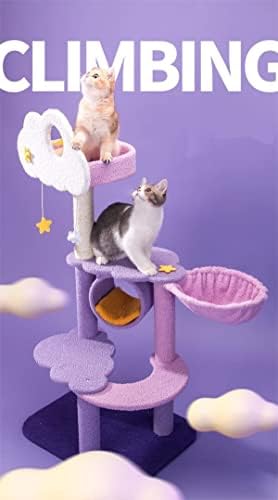 Una Mascota 59in Cat Tower, Cat Tree, Cat House, Torre, Móveis, Cat Risping Post Post