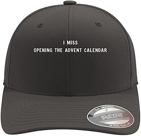 Sinto falta de abrir o calendário do Advento - Baice de chapéu de beisebol flexível suave