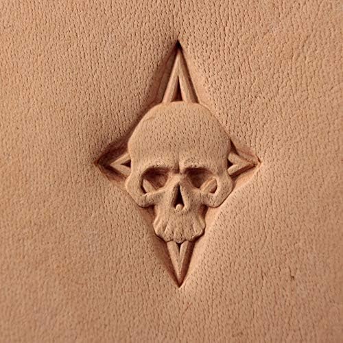 Skull Leather Stamp Tool Stamping Stamping escultura Ferramentas Craft Leathercrafting