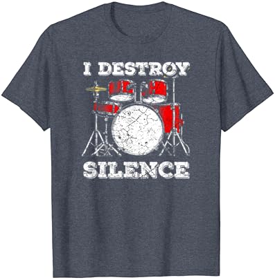 Drummer legal dizendo para uma camiseta percussionista e baterista