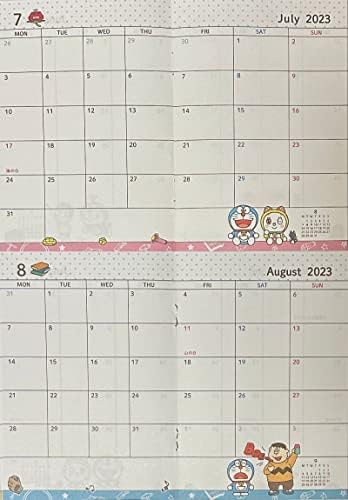 Planejador diário japonês 2023 Calendário + 8 páginas de memorando A6 Tamanho de bolso 4,13 em x 5,82