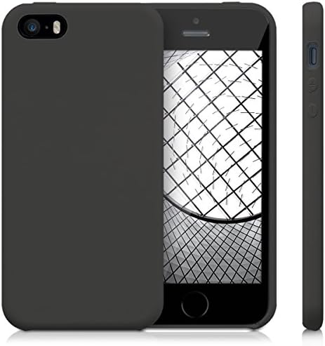 estojo de silicone Kwmobile TPU compatível com Apple iPhone SE / iPhone 5 / iPhone 5s - capa fina de capa com acabamento