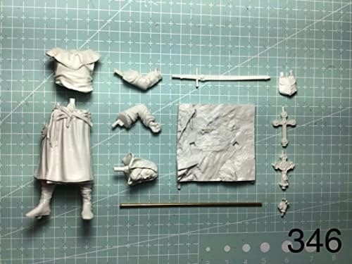 1/24 kit de figura de resina de cavaleiro europeu antigo, miniaturas não pintadas e desmontadas // GV5-95