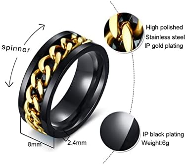 Anel de titânio simples, anel de aço de titânio e um desenho animado feminino de jóias fofas anel de jóias