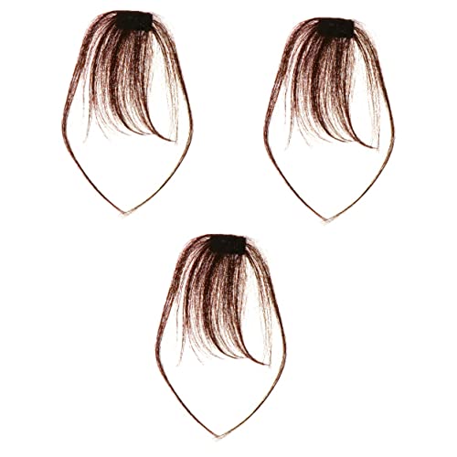 Fomiyes 3pcs Bangs Piça de peruca mini clipes para cabelos Wigs Wigs Bangs Clipe de cabelos Extensões de cabelo