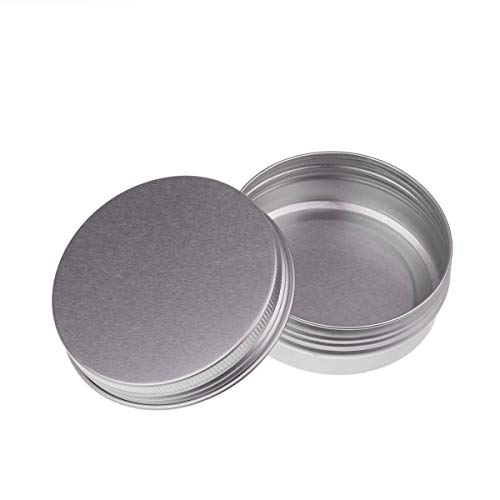 Chictry 24pcs redondo latas de alumínio de metal jarros