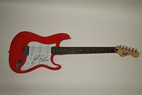 Jack Johnson assinou o Autograph Fender Electric Guitar - entre sonhos JSA