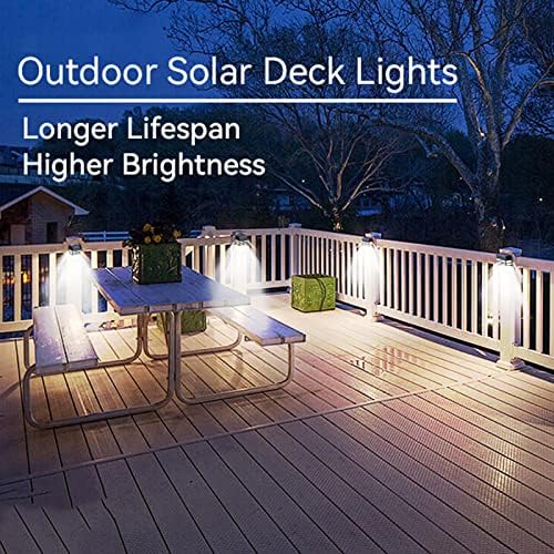 Luzes de cerca solar de hóoree para deck de deck à prova d'água ao ar livre Jardim de pátio de calha de