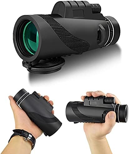 Telescópio monocular de alta potência 40x60 Optics zoom monoculares com adaptador de smartphone e foco duplo de